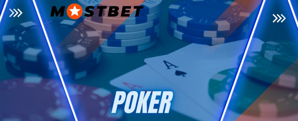 Poker, Mostbet casino bölümünde mevcuttur.